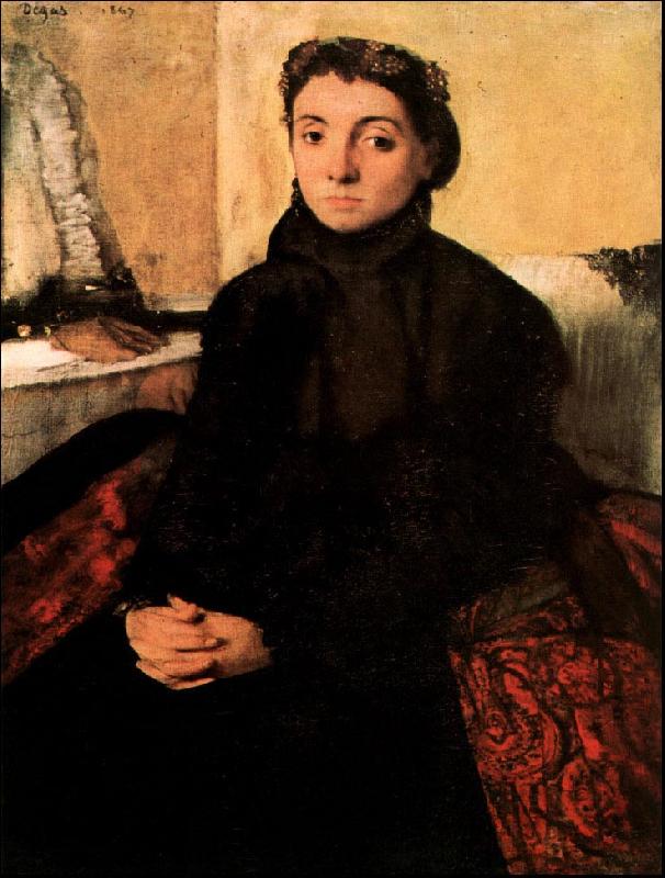 Edgar Degas Josephine Gaujelin oil painting image